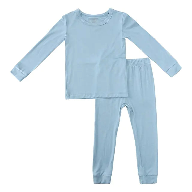 Bamboo Fiber Toddler Kids Pajamas Set