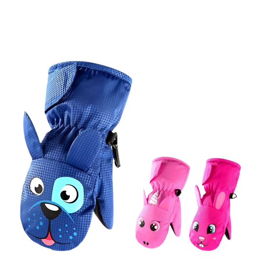 Children's Ski Gloves Fleece-lined Mittens