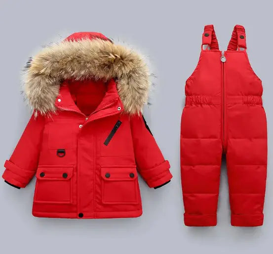 Winter Baby Down Jacket Suit