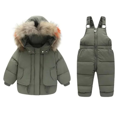 Winter Baby Down Jacket Suit