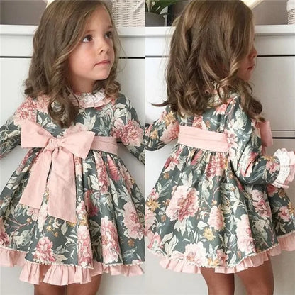 Floral Dress for Girl Princess Party