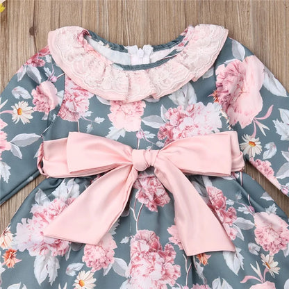 Floral Dress for Girl Princess Party