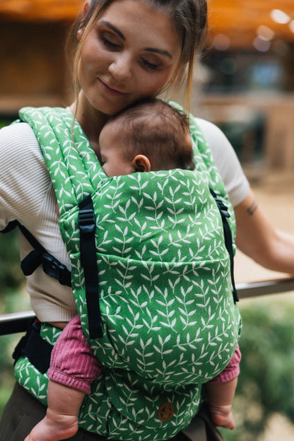 lennylamb lennylight baby carrier bärsele - enchented nook - evergreen