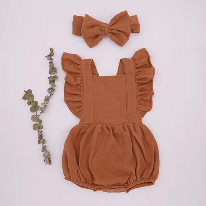 Organic Cotton Summer Baby Girl Clothes