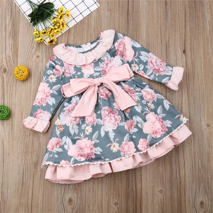 Floral Dress for Girl Princess Party