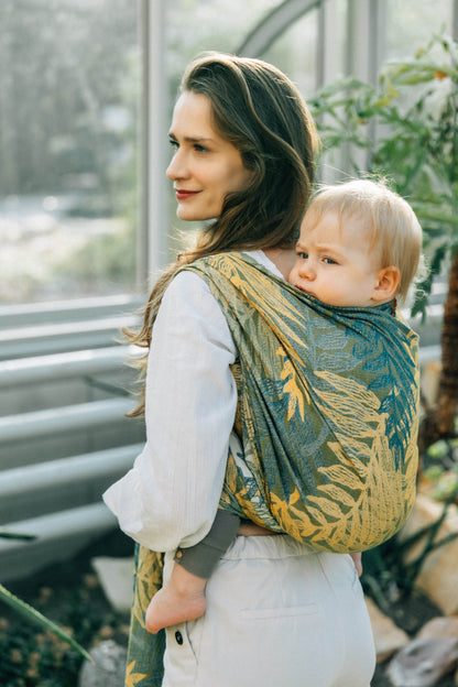 lennylamb woven wrap / vävd sjal - rainforest selva